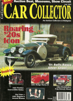 CAR COLLECTOR 1997 JULY - '37 PONTIAC, '67 DODGE DAROO II, '87 MEGUIAR'S WINNER